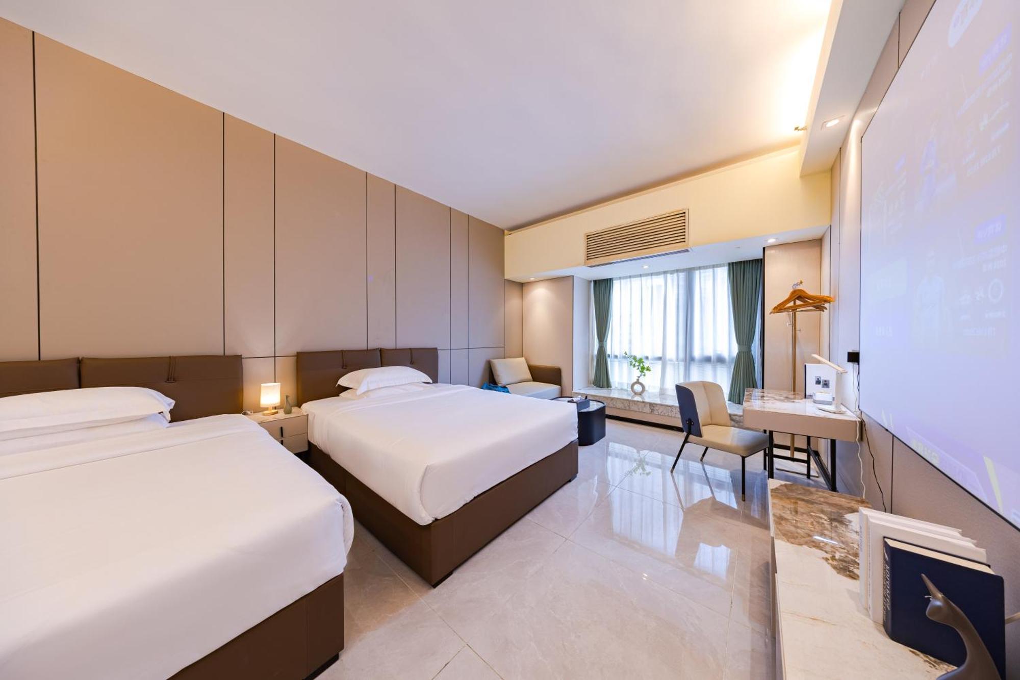 Yu Manju High-Floor Huge-Screen Audiovisual Hotel-Guangzhou Tower Zhujiang New Town Sports West Road Branch Esterno foto