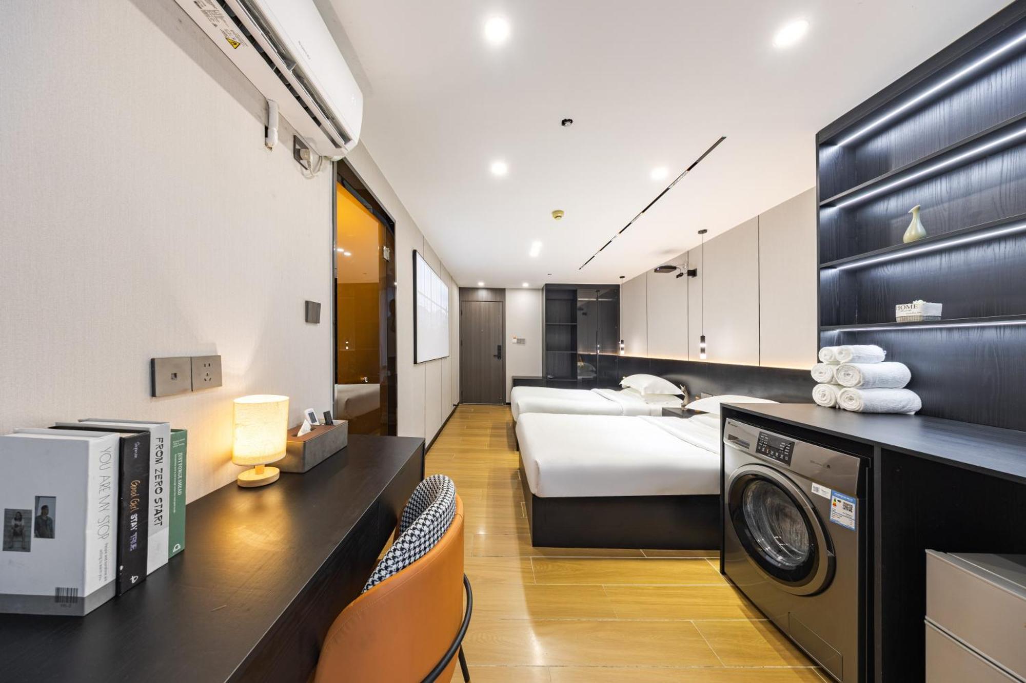 Yu Manju High-Floor Huge-Screen Audiovisual Hotel-Guangzhou Tower Zhujiang New Town Sports West Road Branch Esterno foto