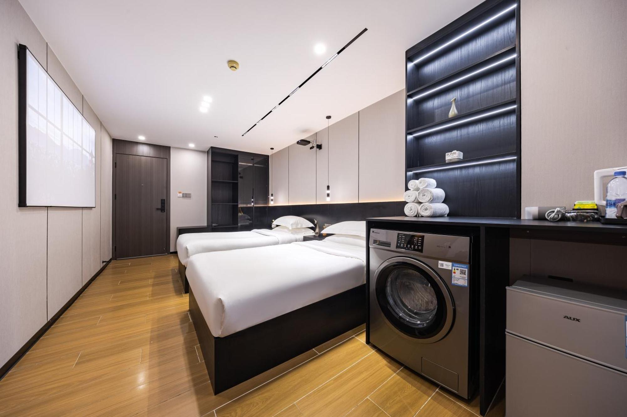 Yu Manju High-Floor Huge-Screen Audiovisual Hotel-Guangzhou Tower Zhujiang New Town Sports West Road Branch Esterno foto