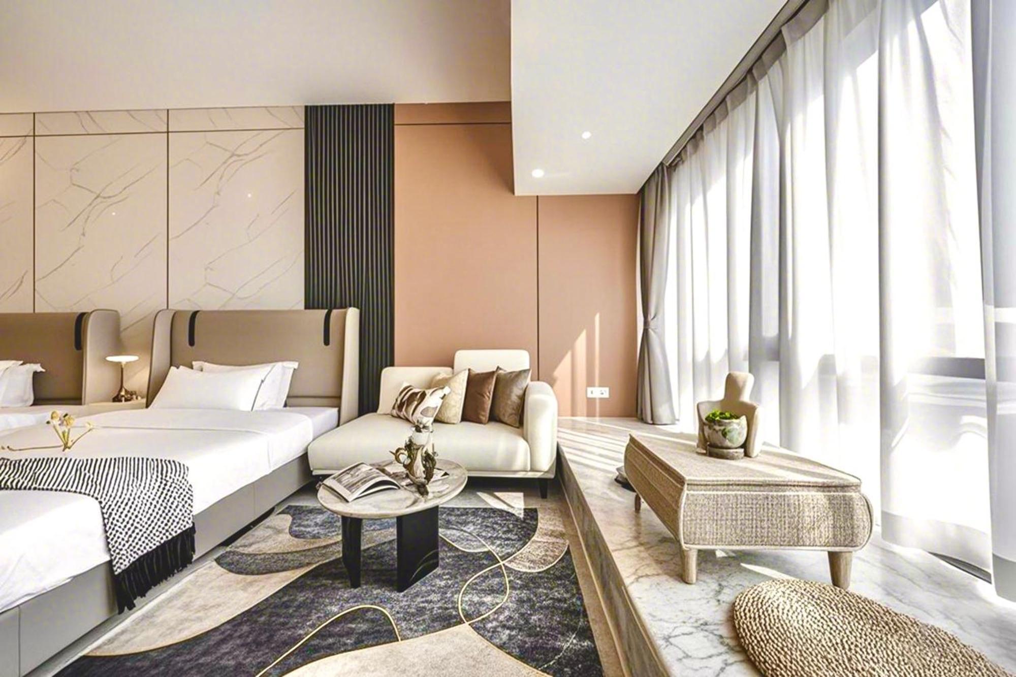 Yu Manju High-Floor Huge-Screen Audiovisual Hotel-Guangzhou Tower Zhujiang New Town Sports West Road Branch Esterno foto