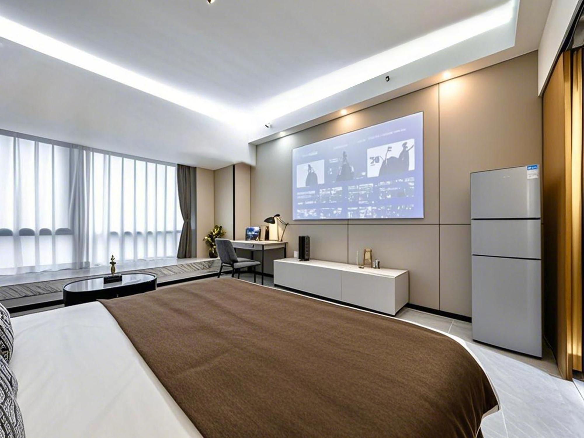Yu Manju High-Floor Huge-Screen Audiovisual Hotel-Guangzhou Tower Zhujiang New Town Sports West Road Branch Esterno foto