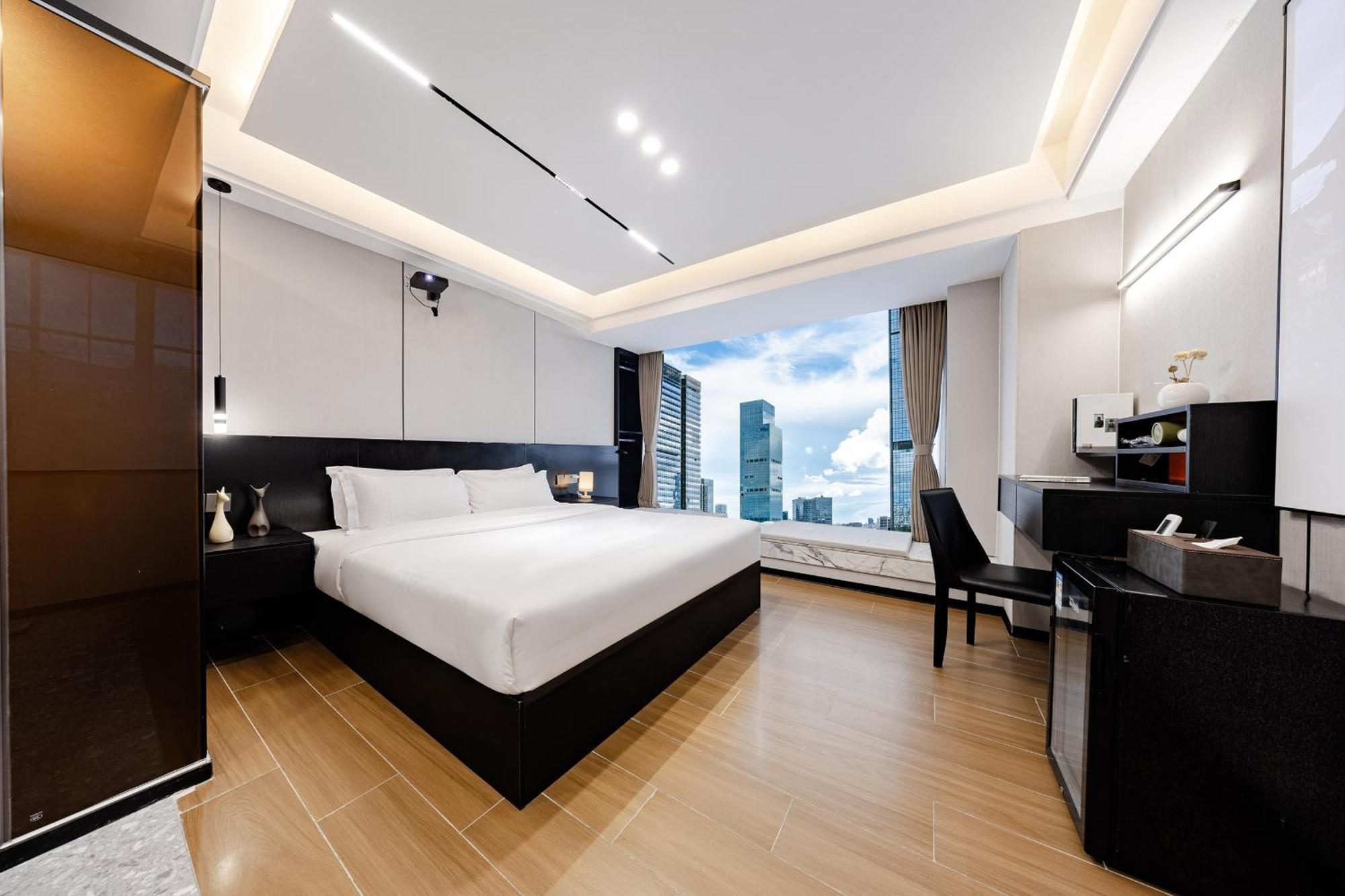 Yu Manju High-Floor Huge-Screen Audiovisual Hotel-Guangzhou Tower Zhujiang New Town Sports West Road Branch Esterno foto